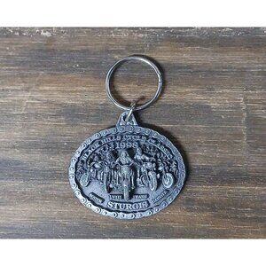 1998 Motorcycle Rally Keychain Sturgis SD Black Hills Biker 58th Year Pack